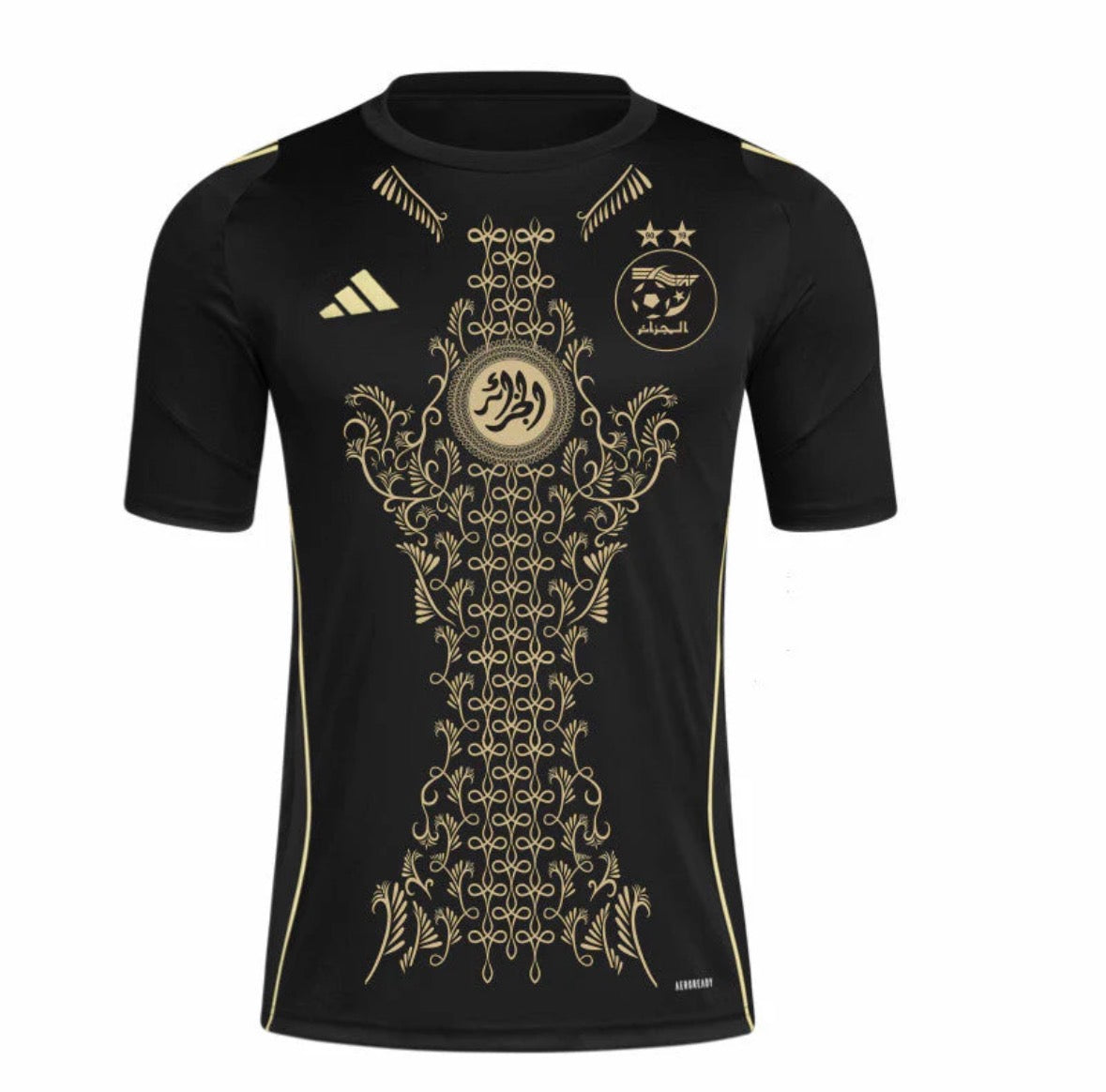 Maillot de l’Algérie Premium Noir & Or