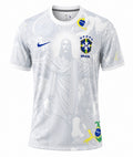 Maillot du Brésil Premium Blanc – Édition Cristo Redentor