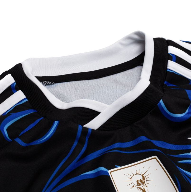 Maillot Argentine 2026 Édition Limitée Noir & Bleu – Coupe du Monde | Supporter Premium