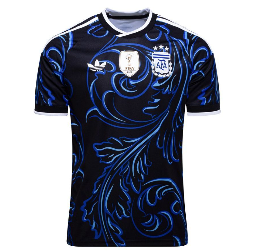 Maillot Argentine 2026 Édition Limitée Noir & Bleu – Coupe du Monde | Supporter Premium