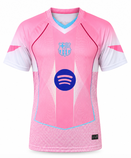 Maillot FC Barcelone Rose Exclusif | Édition Supporter Premium
