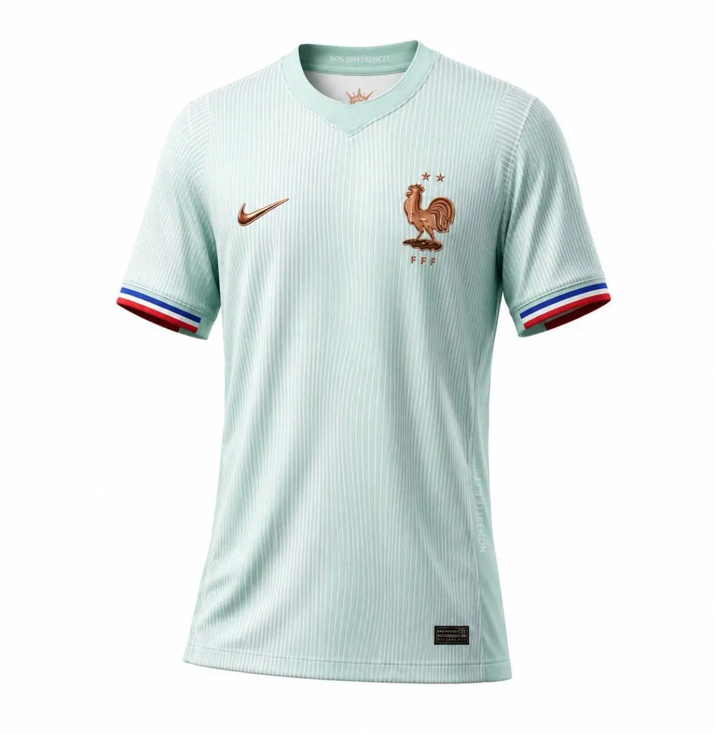 Maillot Équipe de France CDM 2026 – Extérieur Vert Menthe prestige-maillot