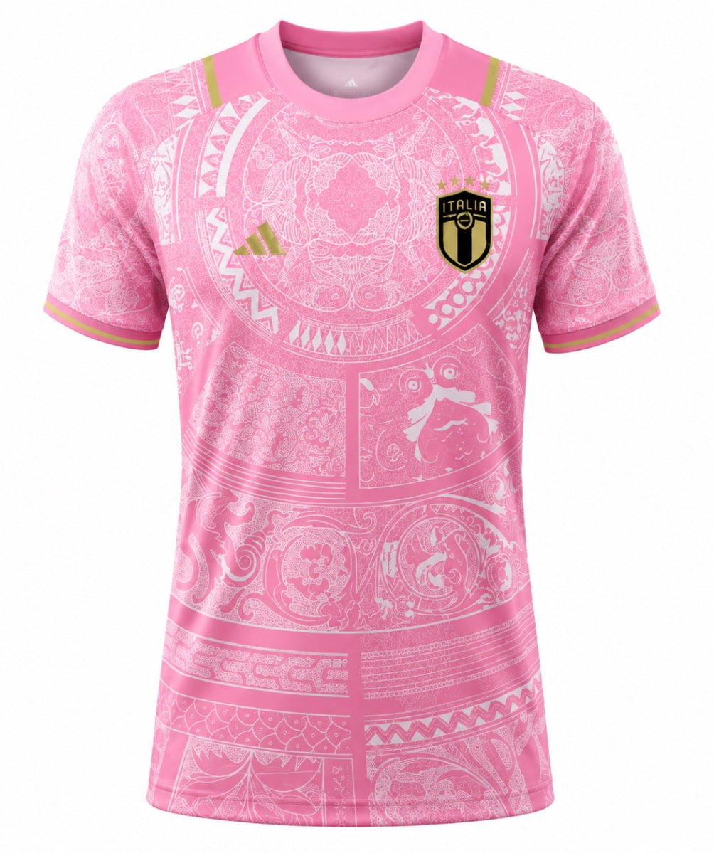Maillot de l’Italie Premium Rose – Édition Renaissance