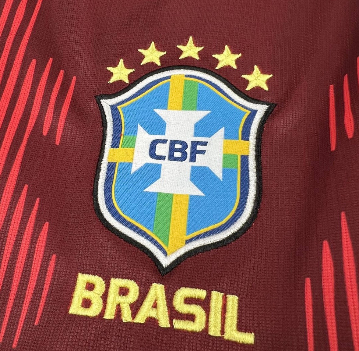 Maillot Gardien Brésil CDM 2026 – Rouge Bordeaux Prestige Maillot