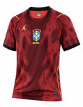 Maillot Gardien Brésil CDM 2026 – Rouge Bordeaux Prestige Maillot