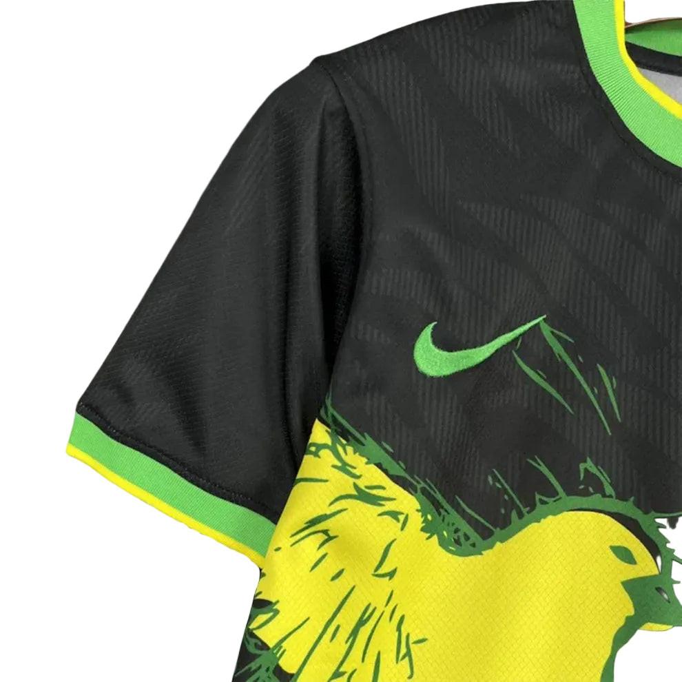 Maillot Concept Brésil Noir & Jaune – Édition Street Art