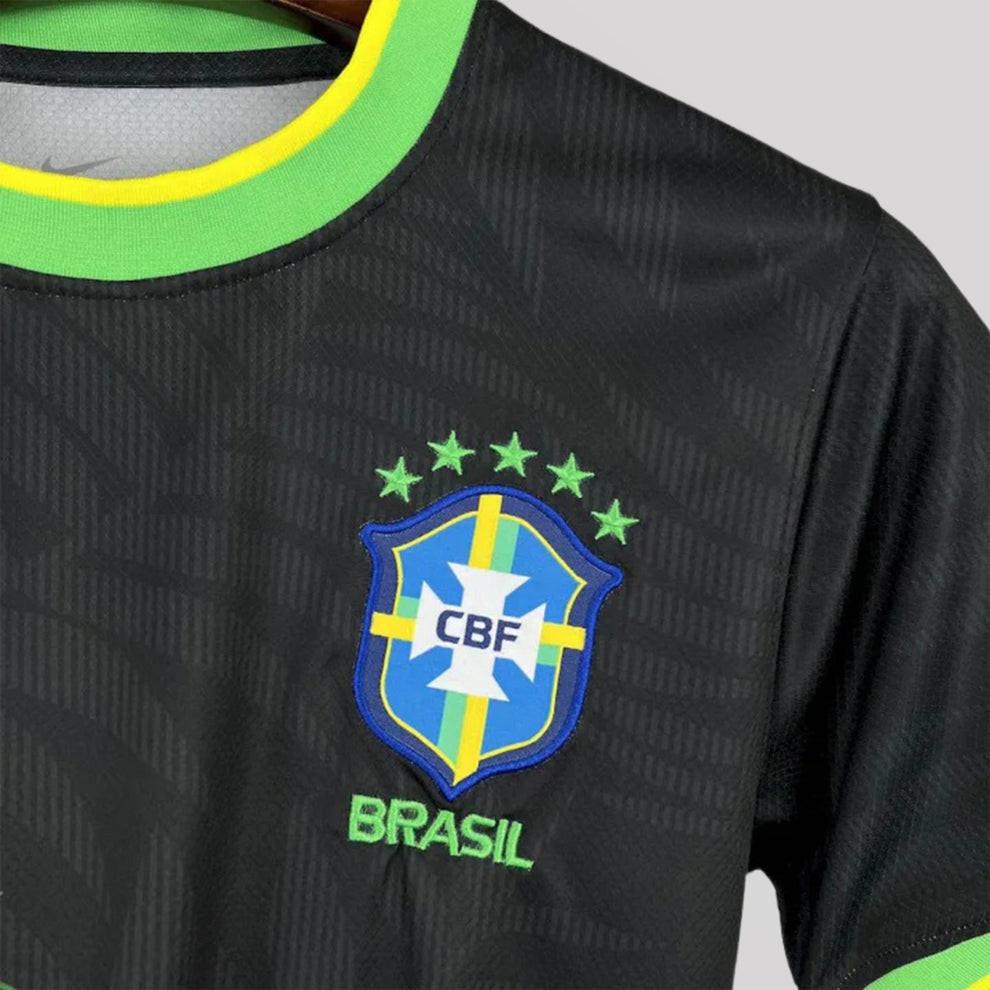 Maillot Concept Brésil Noir & Jaune – Édition Street Art