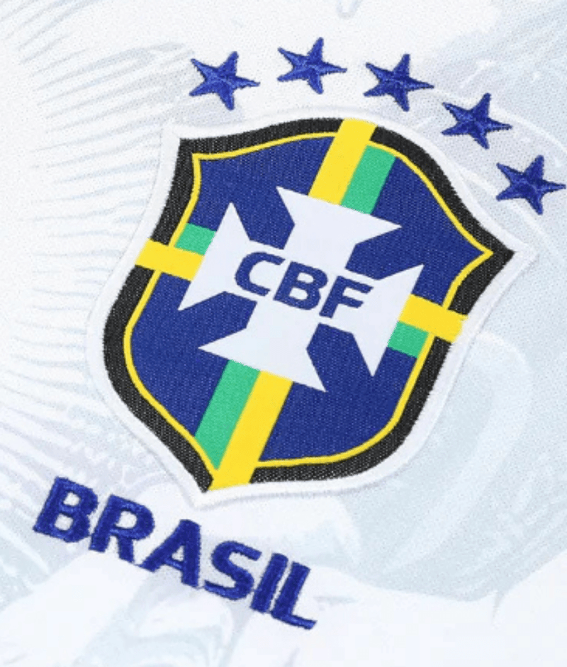 Maillot du Brésil Premium Blanc 2024/2025 – Édition concept