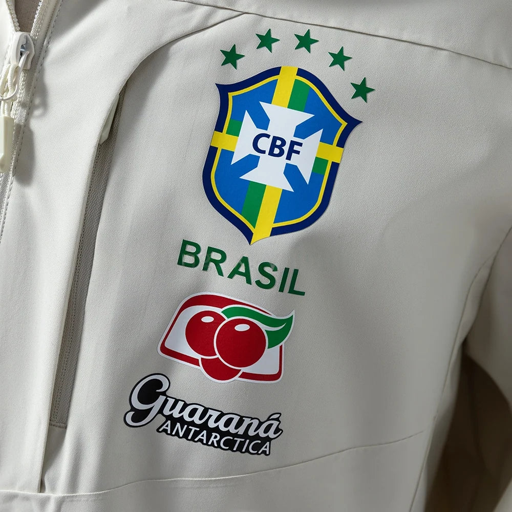 Veste coupe-vent blanc Brésil