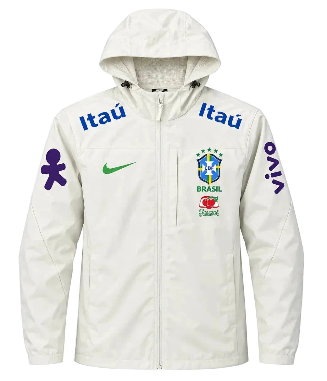 Veste coupe-vent blanc Brésil