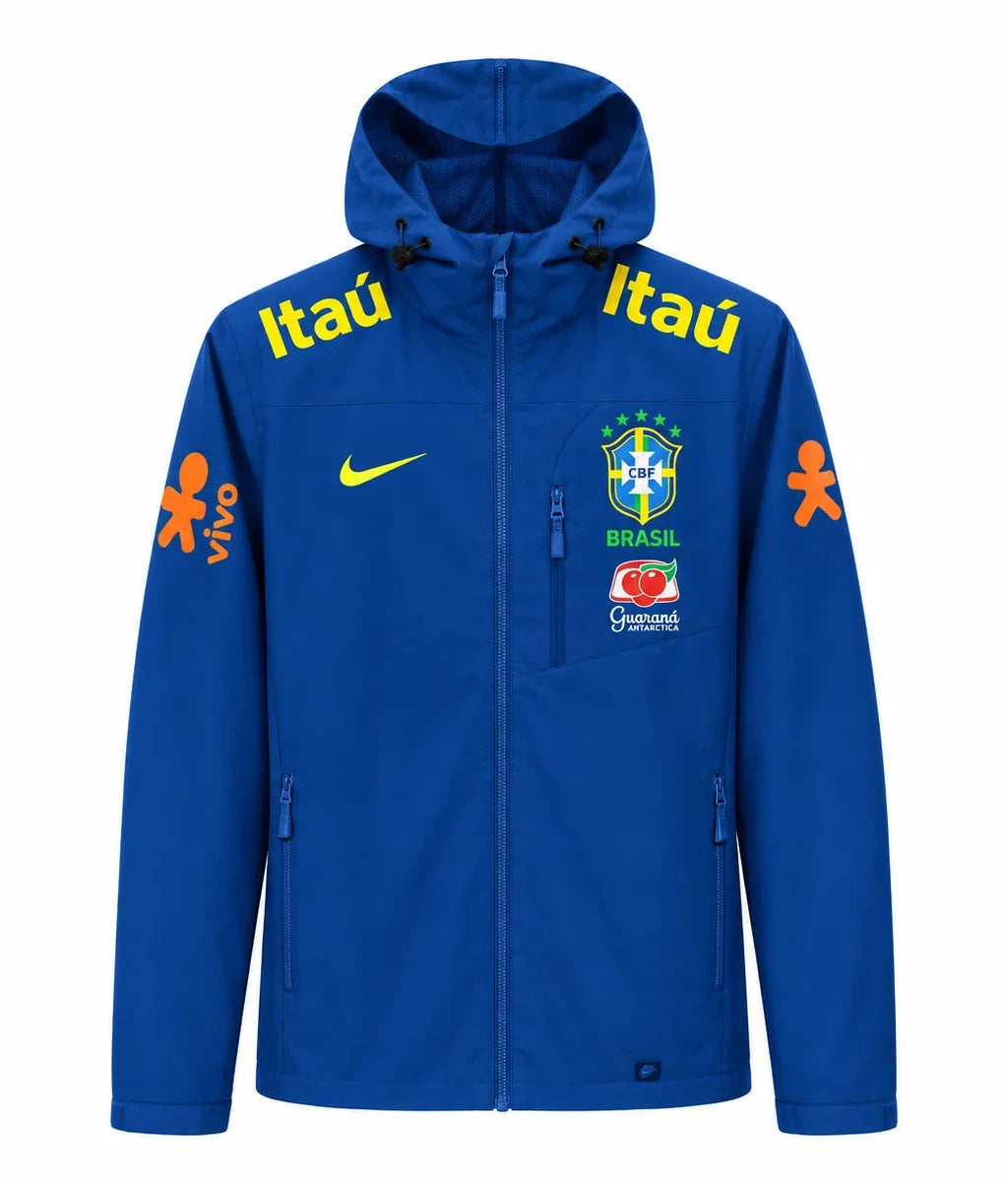 Veste coupe-vent Brésil bleu