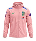 Veste coupe-vent Brésil rose pale