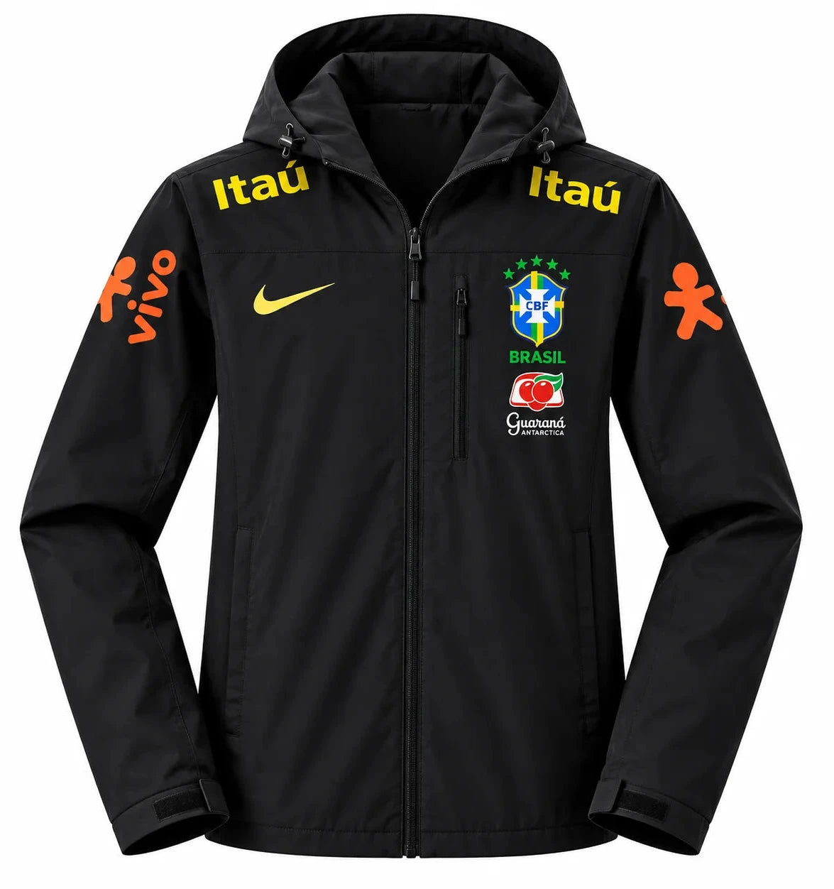 Veste coupe-vent Brésil noir
