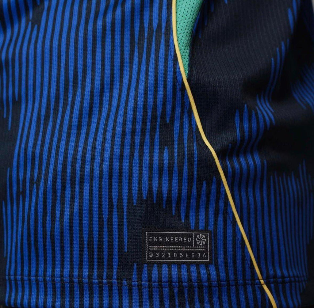 Maillot Brésil CDM 2026 - Extérieur Noir & Bleu - Prestige Maillot