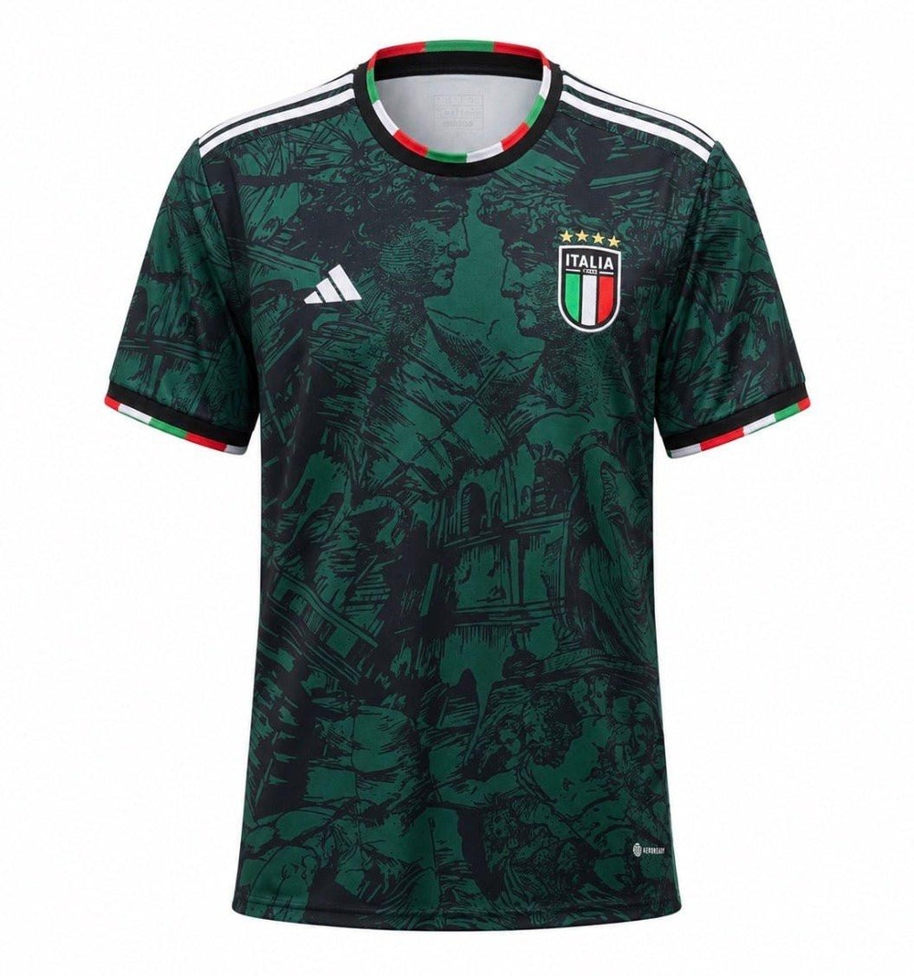 Maillot de l’Italie Premium Vert & Noir 2023/2024 – Édition Héritage - Prestige Maillot