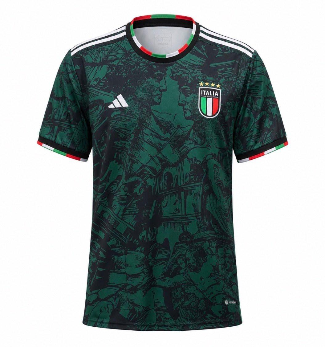 Maillot de l’Italie Premium Vert & Noir 2023/2024 – Édition Héritage - Prestige Maillot
