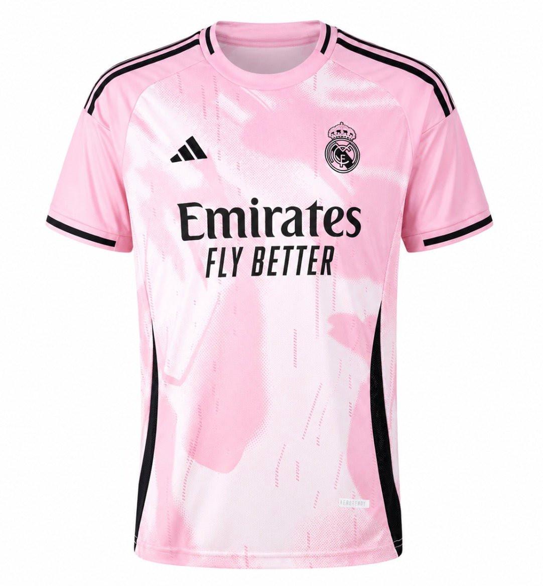 Maillot du Real Madrid Extérieur 2025/2026 Premium Rose - Prestige Maillot
