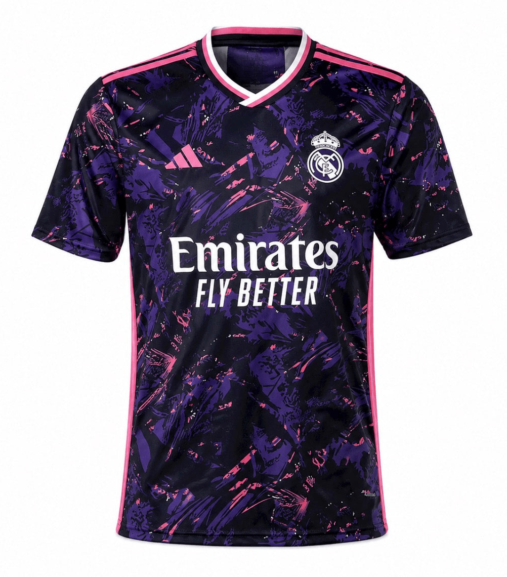 Maillot Real Madrid Noir & Violet – Édition concept 2025 - Prestige Maillot