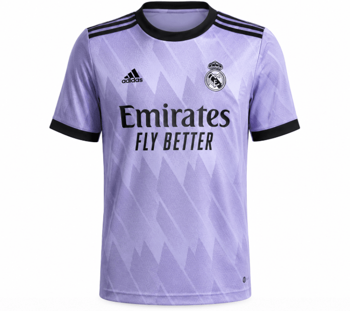 Maillot Real Madrid Violet – Édition extérieur 2022/2023 - Prestige Maillot